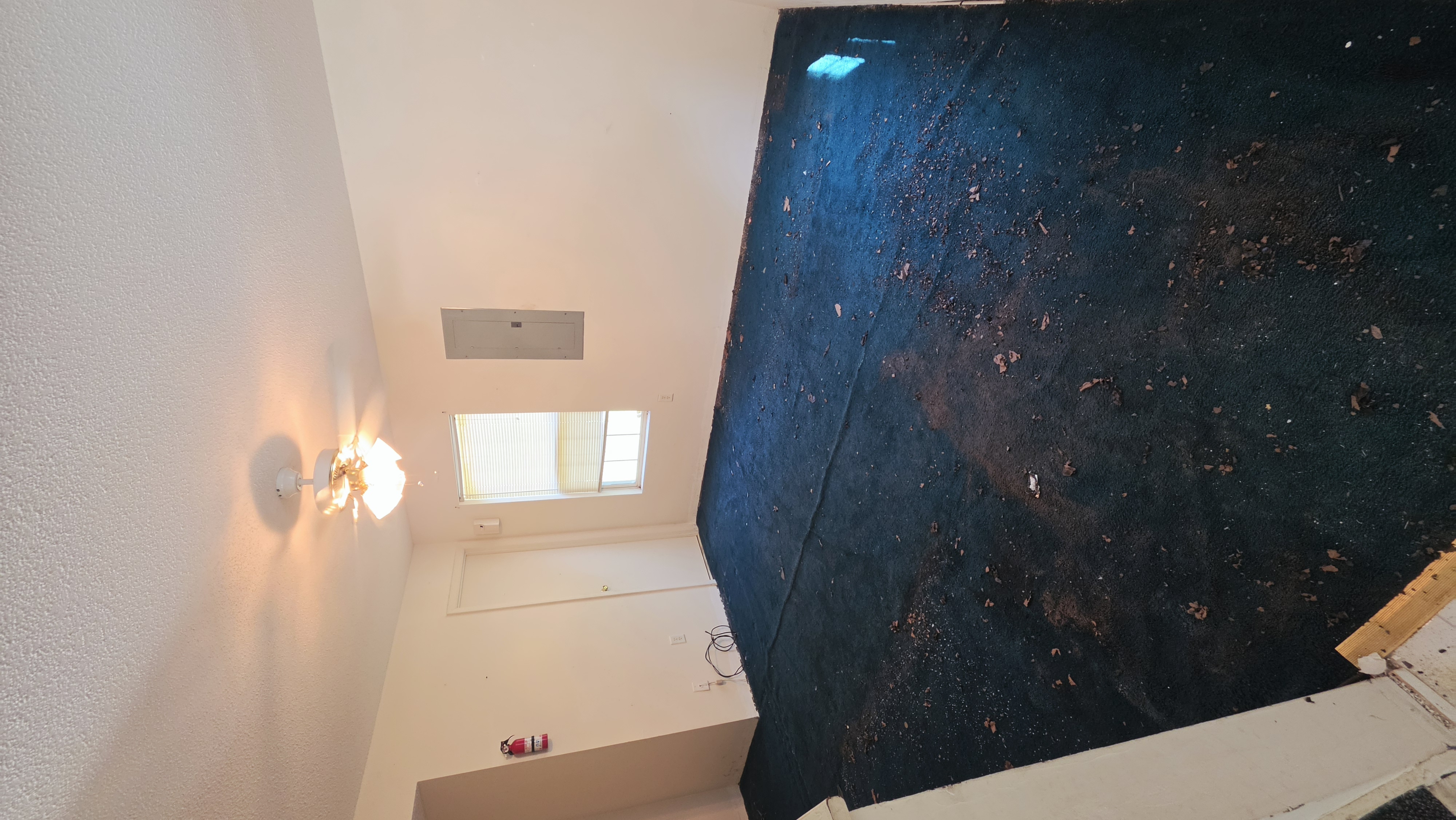 Space after the hauling job was completed