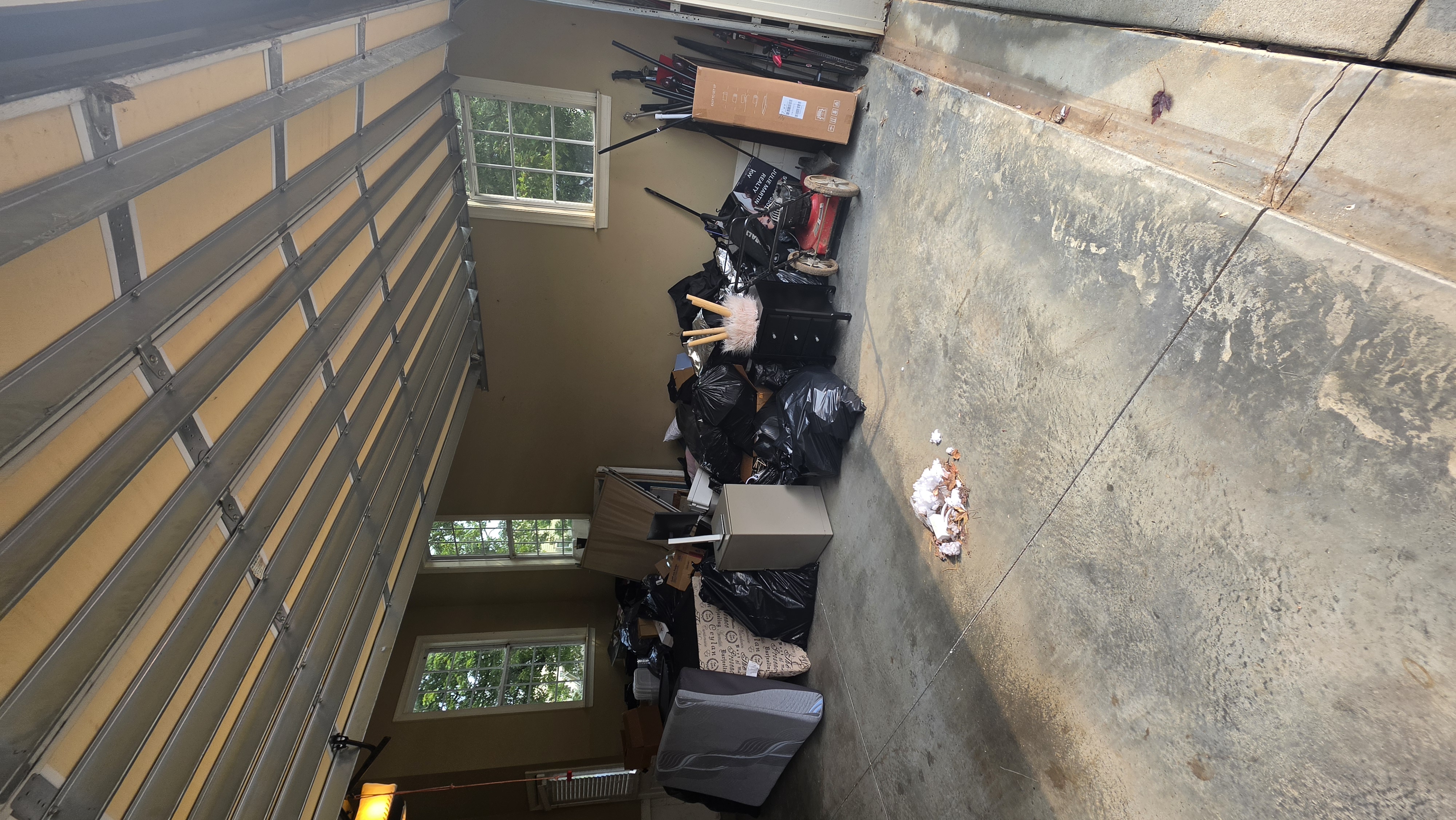 Garage before NYP cleanout